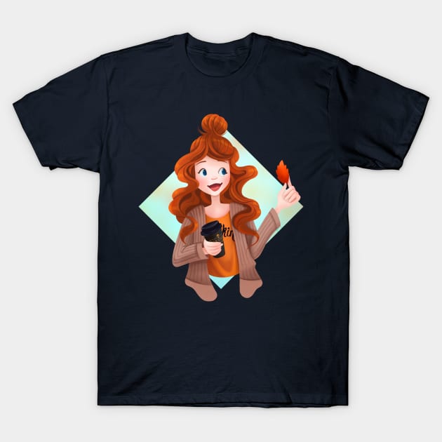 First Leaves of Fall T-Shirt by LunarFox